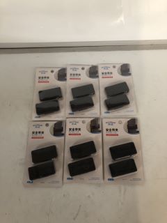 A BOX OF SHUNWEI SEAT BELT CLIPS