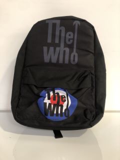 4 X THE WHO BLACK BACKPACKS