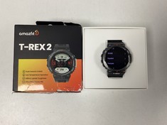 AMAZFIT T-REX 2 SMARTWATCH (ORIGINAL RRP - €229.90) IN BLACK (WITH BOX AND CHARGER) [JPTZ6715].