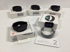 5 PC X XIAOMI REDMI SMART BAND 2 SMARTWATCH (ORIGINAL RRP - €115,65) IN BLACK/GREEN. (MAY NOT CONTAIN BOX. THE CHARGERS ARE THOSE SHOWN IN THE PHOTOGRAPHS.
THE CHARGERS ARE AS SHOWN IN THE PHOTOGRAPH