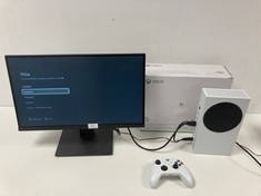 XBOX SERIES S CONSOLE (ORIGINAL RRP - €299.99) IN WHITE. (WITH BOX, CONTROLLER (WITHOUT CHARGER) AND 512 GB SSD HARD DRIVE, MONITOR NOT INCLUDED) [JPTZ6618]