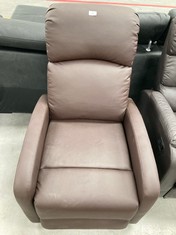 MANUAL FOLDING ARMCHAIR AH-AR30600CH CHOCOLATE COLOUR .