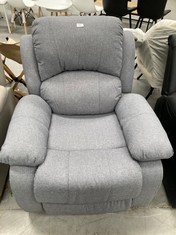 RELAX MASSAGE ARMCHAIR MANUAL RECLINING AH-AR30900GR GREY COLOUR.