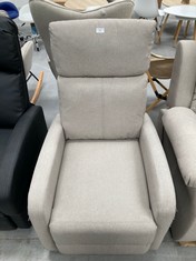 VERONA RECLINER SAND COLOUR (BROKEN LEG).