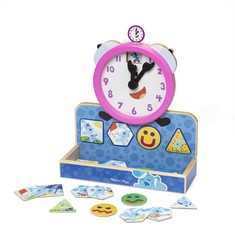 22 X MELISSA & DOUG BLUE'S CLUES & YOU! WOODEN MAGNETIC CLOCK, BLUE'S CLUES, DEVELOPMENTAL TOYS, EDUCATIONAL GAME, WOODEN TOY, GIFT FOR 3 4 5 YEAR OLD BOYS AND GIRLS.