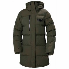 HELLY HANSEN LONG DOWN JACKET, GREEN, WOMEN'S SIZE XXL - LOCATION 20C.