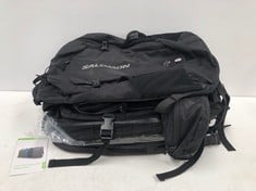 4 X BACKPACKS VARIOUS BRANDS INCLUDING SALOMON 30L - LOCATION 12C.