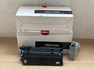 4 X LASERLIFE VTK-3160 BLACK TONER CARTRIDGES: LOCATION - A 1