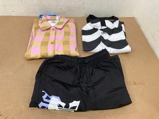 3 X ADIDAS CLOTHING TO INCLUDE TANK DRESS - UK SIZE: 8: LOCATION - C 11