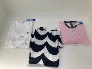 3 X ADIDAS CLOTHING TO INCLUDE TANK DRESS - UK SIZE: 8: LOCATION - C 11