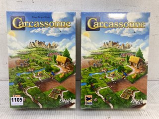 2 X ZMAN GAMES CARCASSONNE BOARD GAMES 7+ YRS: LOCATION - C 12