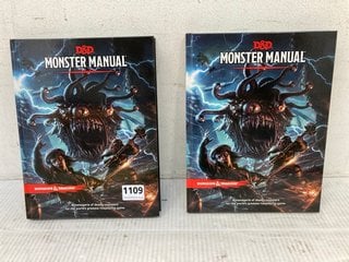 2 X D&D DUNGEONS & DRAGONS MONSTER MANUAL BOOKS: LOCATION - C 12