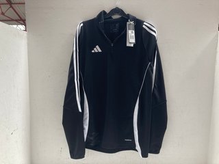 ADIDAS MENS JACKET IN BLACK - UK SIZE: MEDIUM: LOCATION - A 2