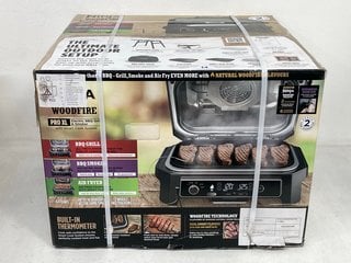 NINJA WOODFIRE PRO XL ELECTRIC BBQ GRILL & SMOKER - MODEL NO: OG850UK - RRP £399.99: LOCATION - FRONT BOOTH