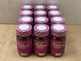 12 X NOVOMINS CHILDRENS B12 VITAMINS IN STRAWBERRY FLAVOUR BBE: MARCH 2025: LOCATION - A 3