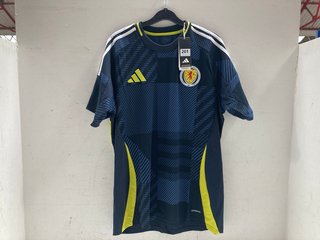 ADIDAS SCOTLAND 1873 SHORT SLEEVE MENS FOOTBALL JERSEY - UK SIZE: LARGE: LOCATION - A 4