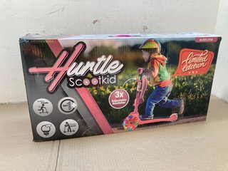 HURTLE SCOOT KID 3-WHEEL KIDS SCOOTER IN PINK: LOCATION - A8