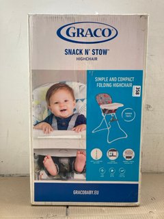 GRACO SNACK N STOW HIGHCHAIR IN SUMMER FRUITS: LOCATION - A10