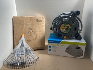 3 X GARDEN ITEMS TO INCLUDE BESTWAY POOL HEATER: LOCATION - A11