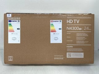 SAMSUNG N4300 24 INCH HD TV - MODEL NO: UE24N4300AE - RRP £169: LOCATION - FRONT BOOTH
