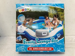 CREATIVE KIDS FAMILY LOUNGE POOL - SIZE: 183 x 183 x 51 CM: LOCATION - B 14