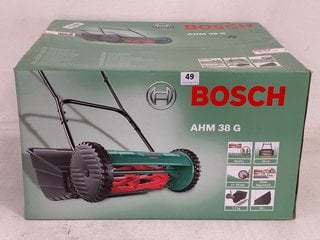 BOSCH HAND MOWER - MODEL NO: AHM38G: LOCATION - FRONT BOOTH