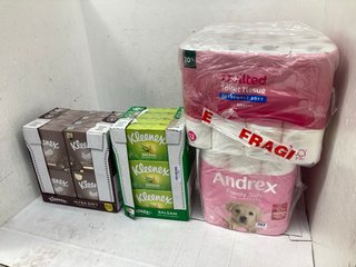 QTY OF GENERAL ITEMS TO INCLUDE QTY OF ANDREX FAMILY SOFT TOILET PAPER: LOCATION - B 5