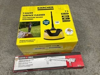 KARCHER T-RACER SURFACE CLEANER TO INCLUDE PORTER CABLE THROUGH DOVETAIL BOX JOINT COMBINATION TEMPLATE: LOCATION - B3