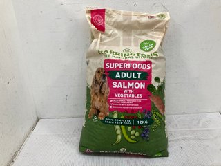 HARRINGTONS SALMON WITH VEGETABLES 12KG DOG FOOD FOR ADULT DOGS: LOCATION - B1