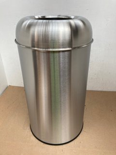 ADEXA OPEN-TOP WASTE BIN IN SATIN 50L: LOCATION - C1