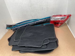 QTY OF CAR COMPONENTS TO INCLUDE QTY OF BLACK FLOOR CAR MATS: LOCATION - C2