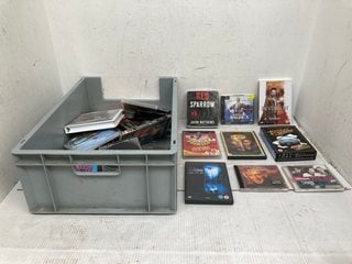 QTY OF DVD'S AND CD'S TO INCLUDE CELLULAR AND RED HOT CHILI PEPPERS (PLEASE NOTE: 18+YEARS ONLY. ID MAY BE REQUIRED): LOCATION - C3