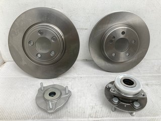 QTY OF CAR COMPONENTS TO INCLUDE RIDEX BRAKE DISCS: LOCATION - C4