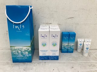 QTY OF INIS HEALTHCARE ITEMS TO INCLUDE INIS REVITALISING BODY LOTION: LOCATION - C6