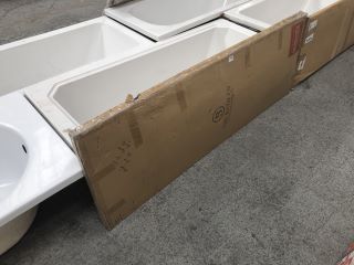 1700 X 700MM NTH SINGLE ENDED BATH WITH A CAMBERLEY WHITE BATH SIDE PANEL - RRP £459: LOCATION - D7