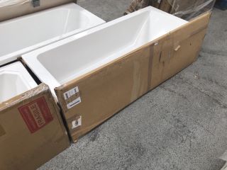 1700 X 700MM NTH SINGLE ENDED BATH WITH A WHITE BATH SIDE PANEL - RRP £459: LOCATION - D7