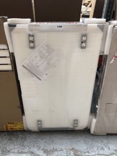 MILANO DOUBLE COMPACT RADIATOR 1000 X 600MM - RRP £255: LOCATION - D6 ISLAND