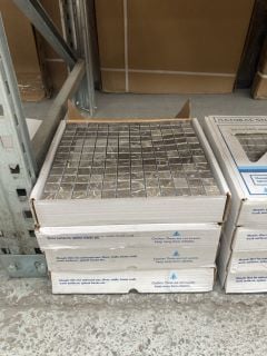 (COLLECTION ONLY) QTY OF NATURAL STONE 305MM SQUARE MOSAIC TILE SHEETS - RRP £400: LOCATION - RACKING 1