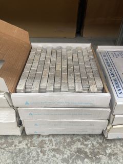 (COLLECTION ONLY) QTY OF NATURAL STONE 305MM SQUARE MOSAIC TILE SHEETS - RRP £400: LOCATION - RACKING 1