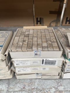 (COLLECTION ONLY) QTY OF NATURAL STONE 305MM SQUARE MOSAIC TILE SHEETS - RRP £400: LOCATION - RACKING 1