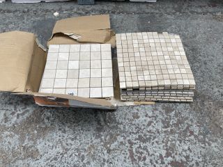 (COLLECTION ONLY) QTY OF MOSAIC TILE SHEETS: LOCATION - RACKING 1