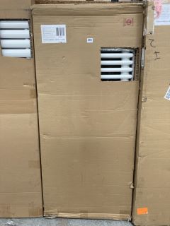 TRADITIONAL HORIZONTAL 4 COLUMN CAST IRON STYLE RADIATOR IN WHITE 1415 X 600MM - RRP £775: LOCATION - C2