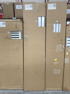 WHITE VERTICAL DOUBLE SLIM PANEL RADIATOR 1780 X 420MM - RRP £730: LOCATION - C4