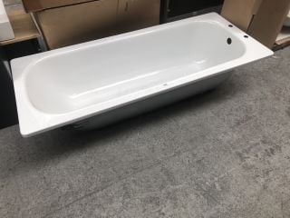 1700 X 700MM 2TH SINGLE ENDED STEEL BATH - RRP £329: LOCATION - C2