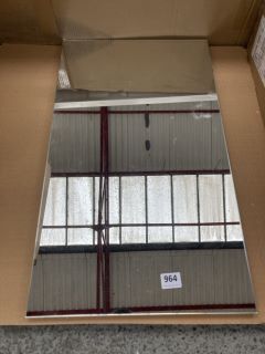 (COLLECTION ONLY) 680 X 400MM MIRROR - RRP £70: LOCATION - C5