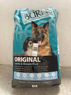 BURNS ORIGINAL LAMB & BROWN RICE FOOD FOR DOGS - BBE 08.11.25: LOCATION - WH3