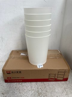 HAIXIN DF024-4GW INSTALLATION FREE SHELF TO ALSO INCLUDE CETOMO PLASTIC BIN IN WHITE: LOCATION - WH8