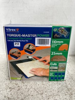 VITREX TORQUE MASTER POWER COMPACT TILE CUTTER: LOCATION - WH8