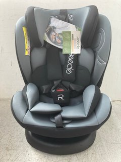 REECLE ZA06 360 SWIVEL ISOFIX CHILD'S CAR SEAT IN BLACK/GREY - RRP £125.99: LOCATION - WH9