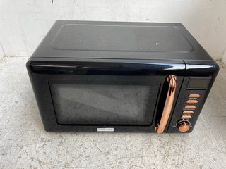 HADEN 800W MICROWAVE IN BLACK/COPPER: LOCATION - WH10